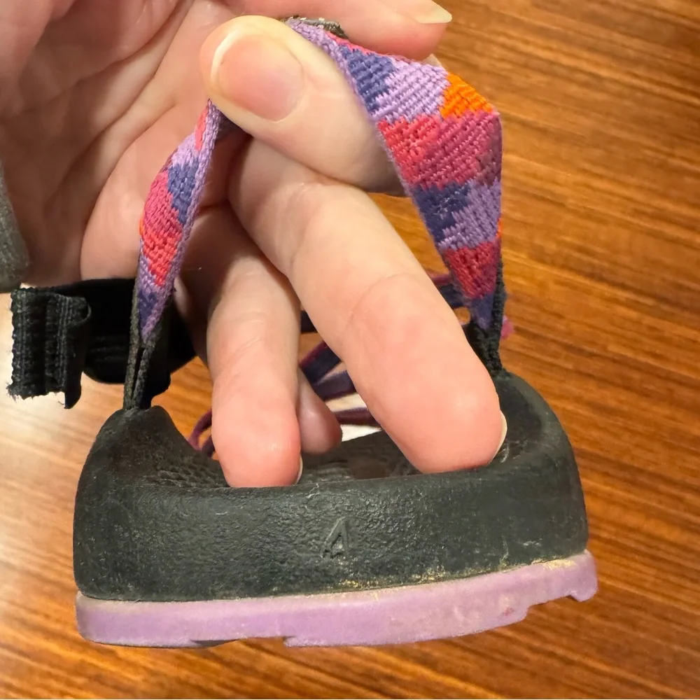 Chaco Sandals Kids 4 ZX1 Ecotread Argyle Water Outdoor Play Shoes size 4